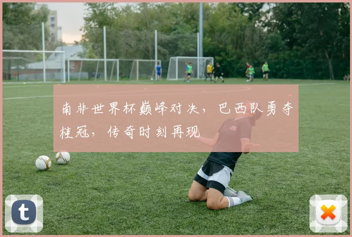 南非世界杯巅峰对决，巴西队勇夺桂冠，传奇时刻再现